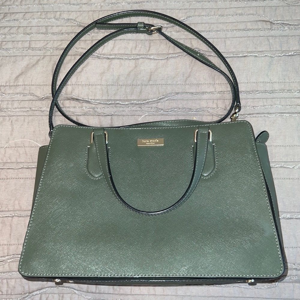 Green Kate spade purse